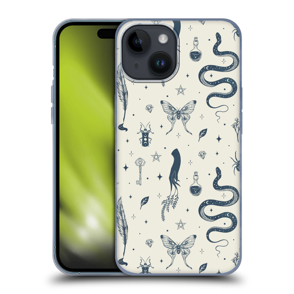 Episodic Drawing Art Mystical Collection Soft Gel Case for Apple iPhone 15