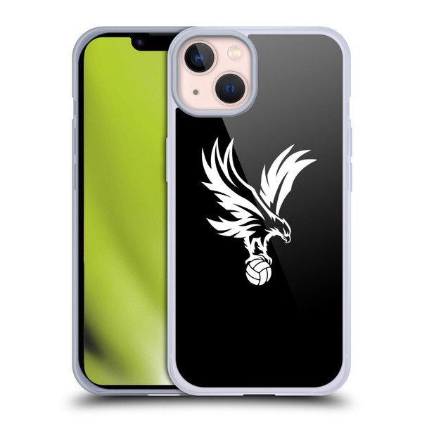 Crystal Palace FC Crest Eagle Grey Soft Gel Case for Apple iPhone 13