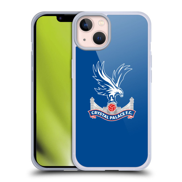 Crystal Palace FC Crest Plain Soft Gel Case for Apple iPhone 13