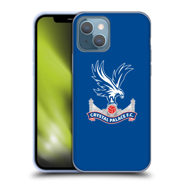 Crystal Palace FC Crest Plain Soft Gel Case for Apple iPhone 13