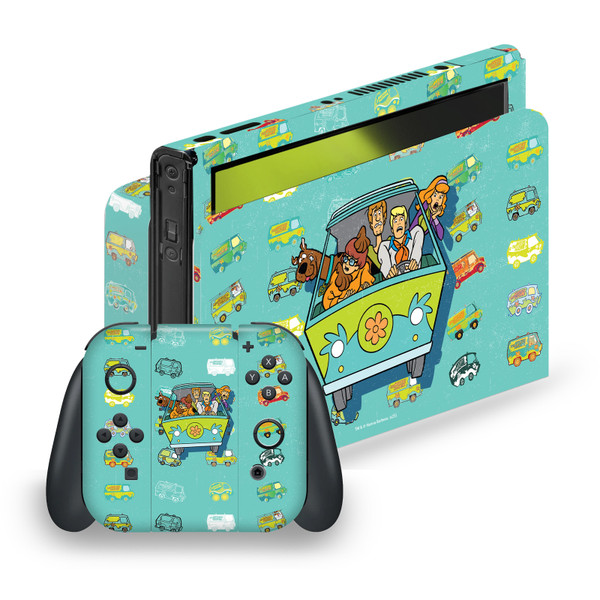 Scooby-Doo Graphics Mystery Inc. Vinyl Sticker Skin Decal Cover for Nintendo Switch OLED Bundle