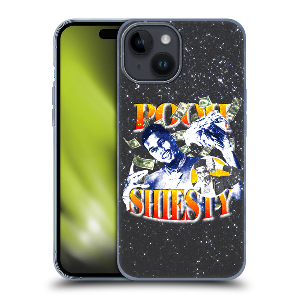 Pooh Shiesty Graphics Art Soft Gel Case for Apple iPhone 15