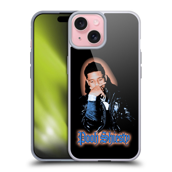 Pooh Shiesty Graphics Light Soft Gel Case for Apple iPhone 15