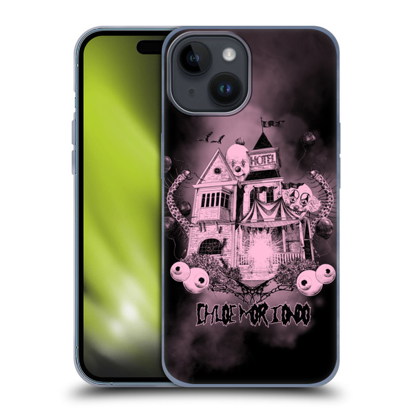 Chloe Moriondo Graphics Hotel Soft Gel Case for Apple iPhone 15