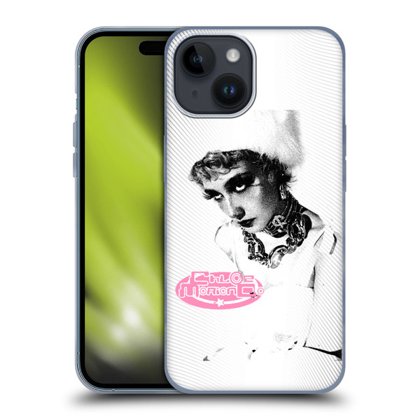 Chloe Moriondo Graphics Portrait Soft Gel Case for Apple iPhone 15