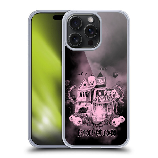Chloe Moriondo Graphics Hotel Soft Gel Case for Apple iPhone 15 Pro Max