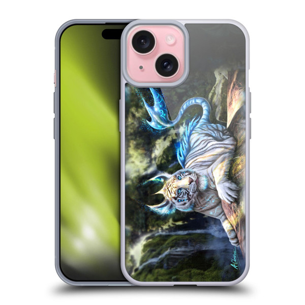 Anthony Christou Art Water Tiger Soft Gel Case for Apple iPhone 15