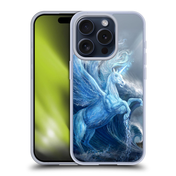 Anthony Christou Art Water Pegasus Soft Gel Case for Apple iPhone 15 Pro