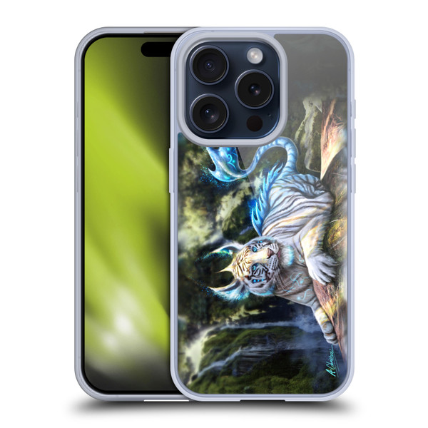 Anthony Christou Art Water Tiger Soft Gel Case for Apple iPhone 15 Pro