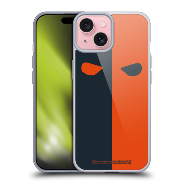 Arrow TV Series Graphics Deathstroke Soft Gel Case for Apple iPhone 15