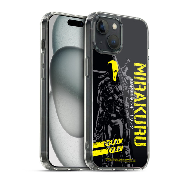 Arrow TV Series Graphics Deathstroke Mirakuru Soft Gel Case for Apple iPhone 15 & MagSafe