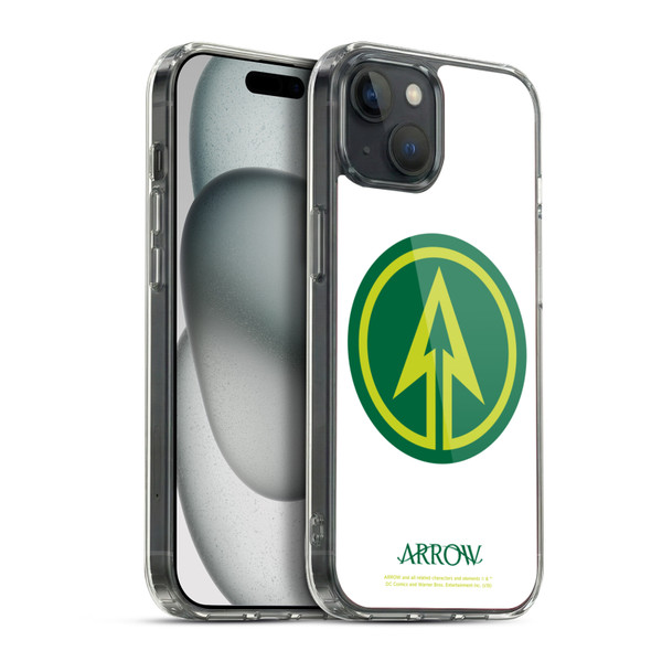 Arrow TV Series Graphics Logo Soft Gel Case for Apple iPhone 15 Plus & MagSafe