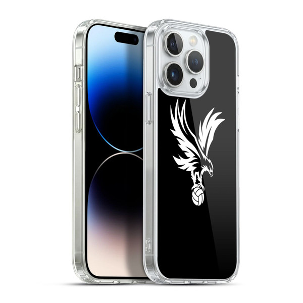Crystal Palace FC Crest Eagle Grey Soft Gel Case for Apple iPhone 13 Pro Max & MagSafe