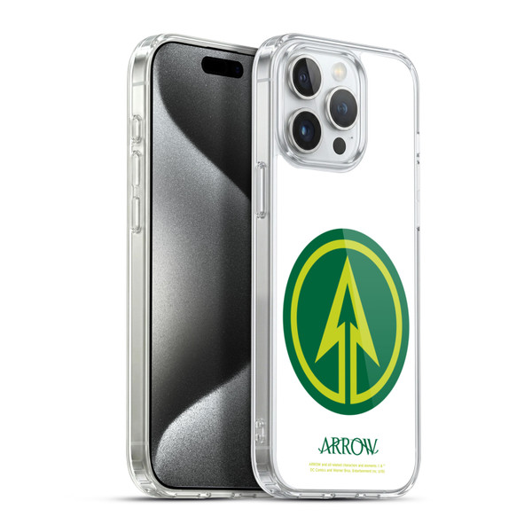 Arrow TV Series Graphics Logo Soft Gel Case for Apple iPhone 15 Pro Max & MagSafe