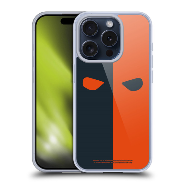 Arrow TV Series Graphics Deathstroke Soft Gel Case for Apple iPhone 15 Pro