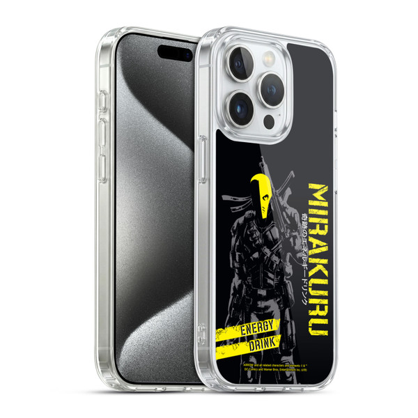 Arrow TV Series Graphics Deathstroke Mirakuru Soft Gel Case for Apple iPhone 15 Pro & MagSafe
