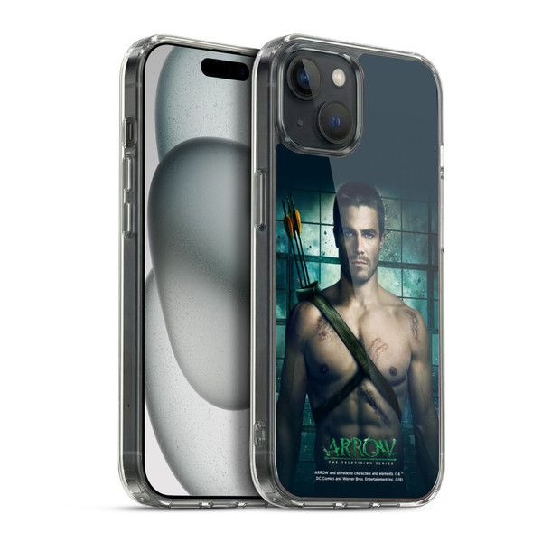 Arrow TV Series Posters Oliver Queen Soft Gel Case for Apple iPhone 15 Plus & MagSafe