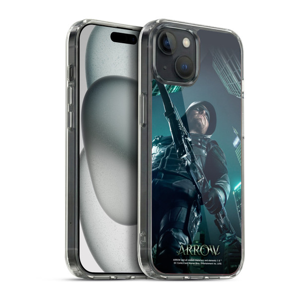 Arrow TV Series Posters Season 5 Soft Gel Case for Apple iPhone 15 Plus & MagSafe