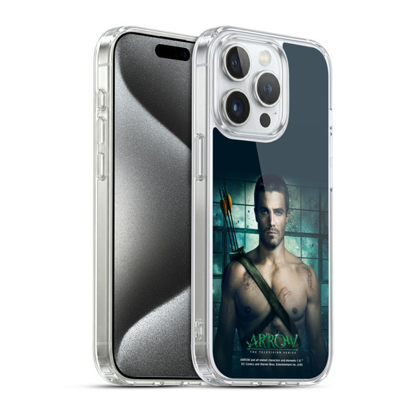 Arrow TV Series Posters Oliver Queen Soft Gel Case for Apple iPhone 15 Pro & MagSafe