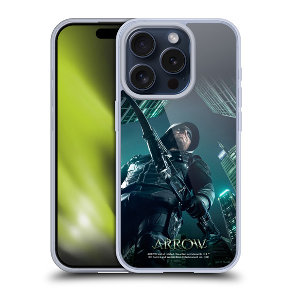 Arrow TV Series Posters Season 5 Soft Gel Case for Apple iPhone 15 Pro