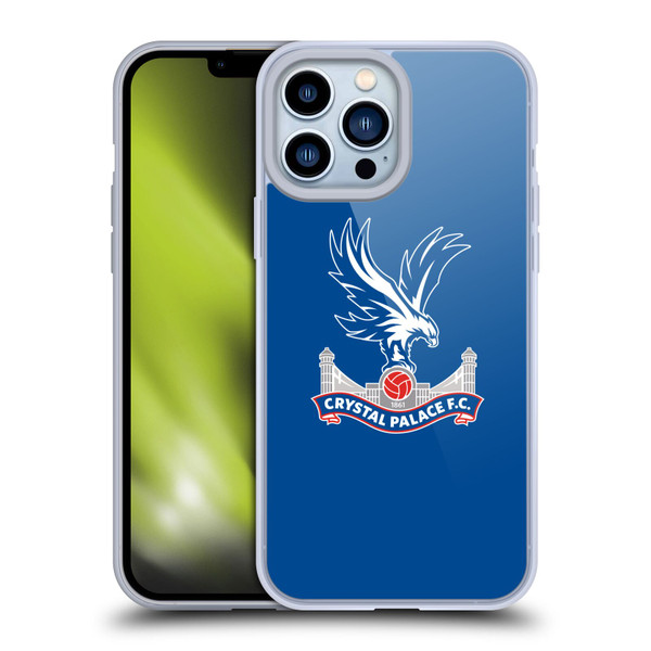 Crystal Palace FC Crest Plain Soft Gel Case for Apple iPhone 13 Pro Max