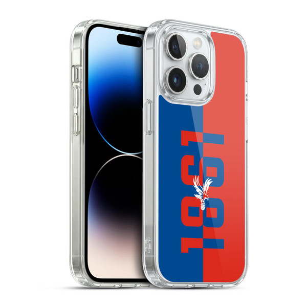 Crystal Palace FC Crest 1861 Soft Gel Case for Apple iPhone 13 Pro & MagSafe