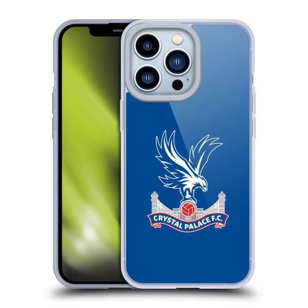 Crystal Palace FC Crest Plain Soft Gel Case for Apple iPhone 13 Pro