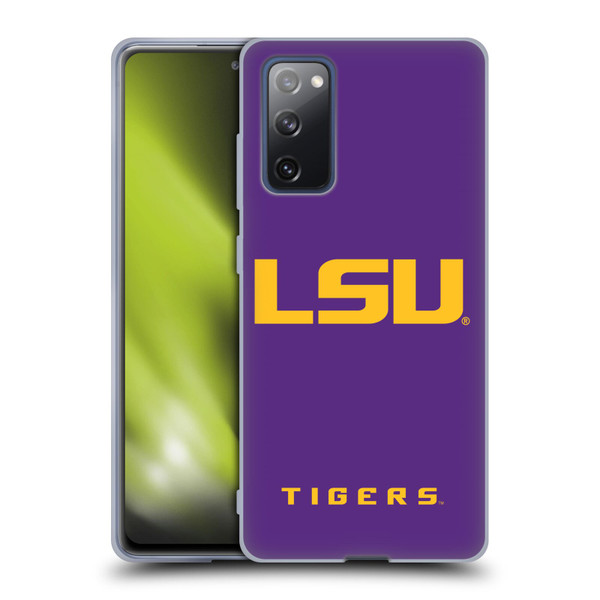 Louisiana State University LSU Louisiana State University Plain Soft Gel Case for Samsung Galaxy S20 FE / 5G