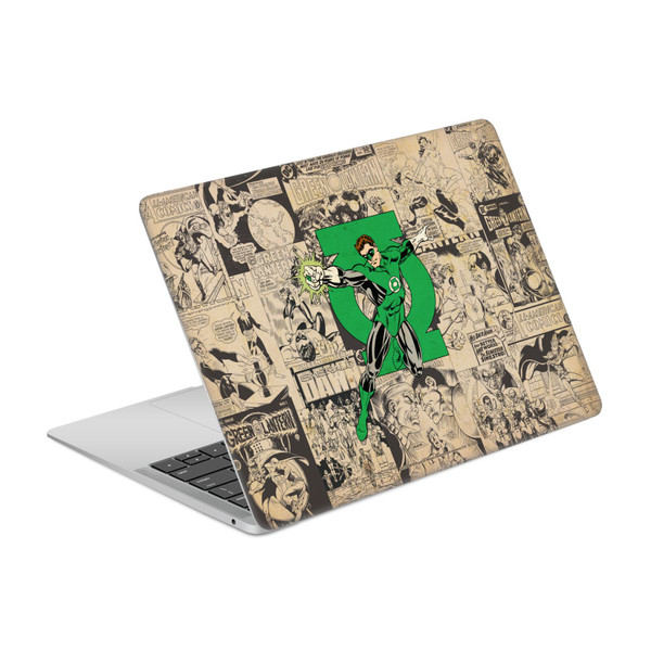 Green Lantern DC Comics Comic Book Covers Character Collage Vinyl Sticker Skin Decal Cover for Apple MacBook Air 13.3" A1932/A2179
