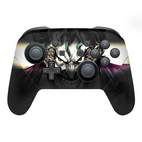 The Joker DC Comics Character Art Arkham Asylum Vinyl Sticker Skin Decal Cover for Nintendo Switch Pro Controller