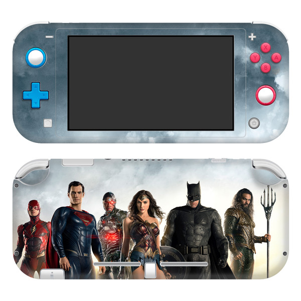 Zack Snyder's Justice League Snyder Cut Character Art Group Colored Vinyl Sticker Skin Decal Cover for Nintendo Switch Lite