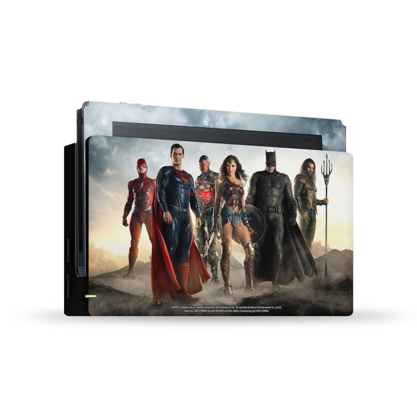 Zack Snyder's Justice League Snyder Cut Character Art Group Colored Vinyl Sticker Skin Decal Cover for Nintendo Switch Console & Dock
