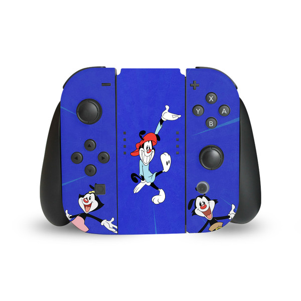 Animaniacs Graphic Art Group Vinyl Sticker Skin Decal Cover for Nintendo Switch Joy Controller