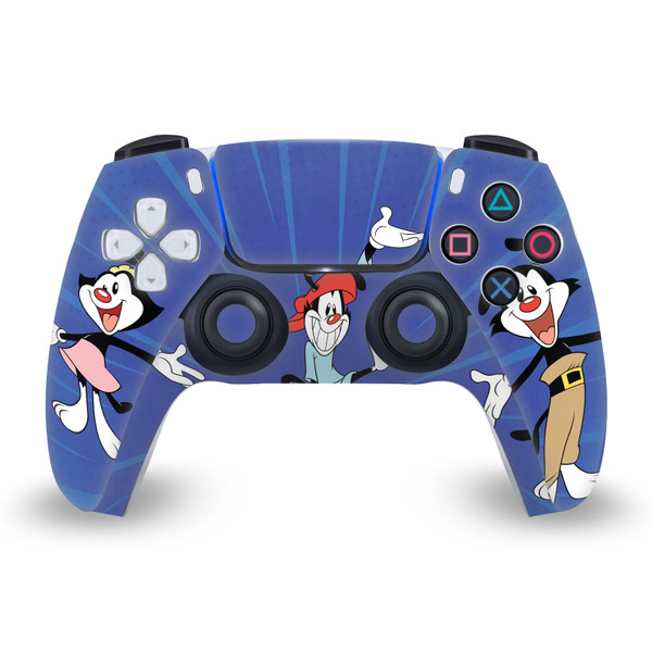 Animaniacs Graphic Art Group Vinyl Sticker Skin Decal Cover for Sony PS5 Sony DualSense Controller