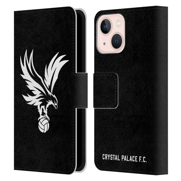 Crystal Palace FC Crest Eagle Grey Leather Book Wallet Case Cover For Apple iPhone 13 Mini