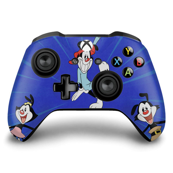 Animaniacs Graphic Art Group Vinyl Sticker Skin Decal Cover for Microsoft Xbox One S / X Controller