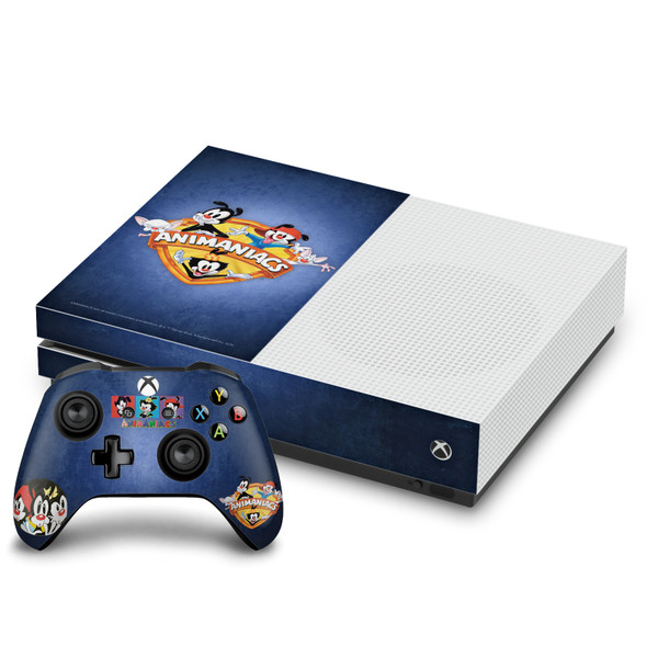 Animaniacs Graphic Art Logo Vinyl Sticker Skin Decal Cover for Microsoft One S Console & Controller
