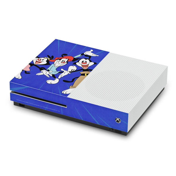 Animaniacs Graphic Art Group Vinyl Sticker Skin Decal Cover for Microsoft Xbox One S Console