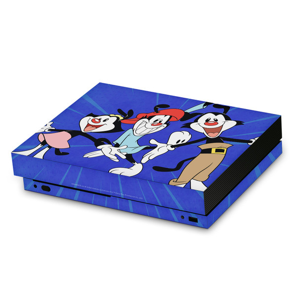 Animaniacs Graphic Art Group Vinyl Sticker Skin Decal Cover for Microsoft Xbox One X Console