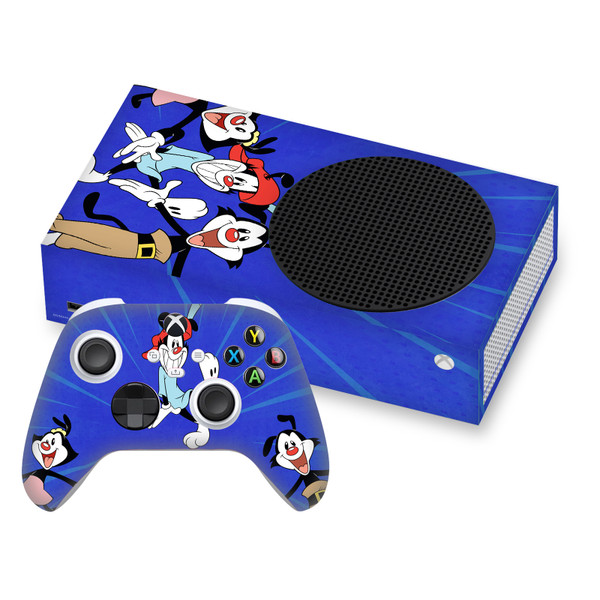 Animaniacs Graphic Art Group Vinyl Sticker Skin Decal Cover for Microsoft Series S Console & Controller