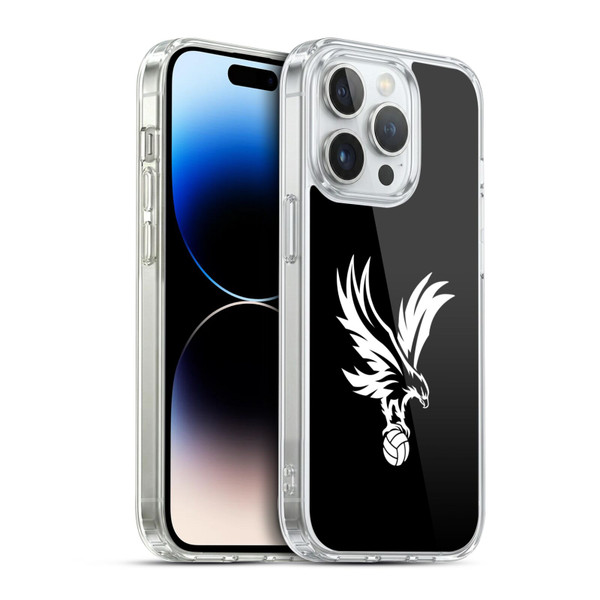 Crystal Palace FC Crest Eagle Grey Soft Gel Case for Apple iPhone 14 Pro & MagSafe