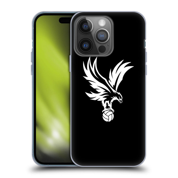 Crystal Palace FC Crest Eagle Grey Soft Gel Case for Apple iPhone 14 Pro