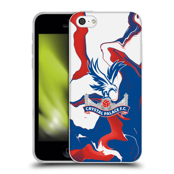 Crystal Palace FC Crest Marble Soft Gel Case for Apple iPhone 5c