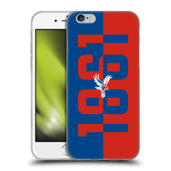 Crystal Palace FC Crest 1861 Soft Gel Case for Apple iPhone 6 / iPhone 6s