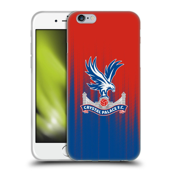 Crystal Palace FC Crest Halftone Soft Gel Case for Apple iPhone 6 / iPhone 6s