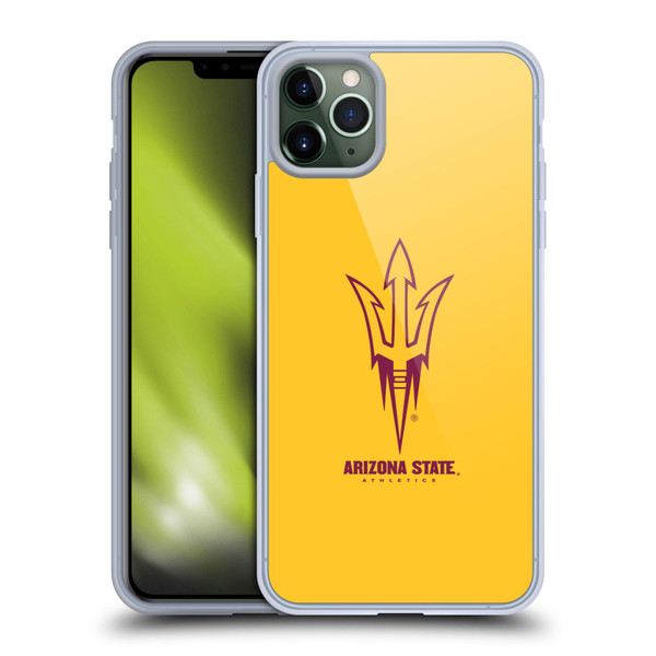 Arizona State University ASU Arizona State University Plain Soft Gel Case for Apple iPhone 11 Pro Max