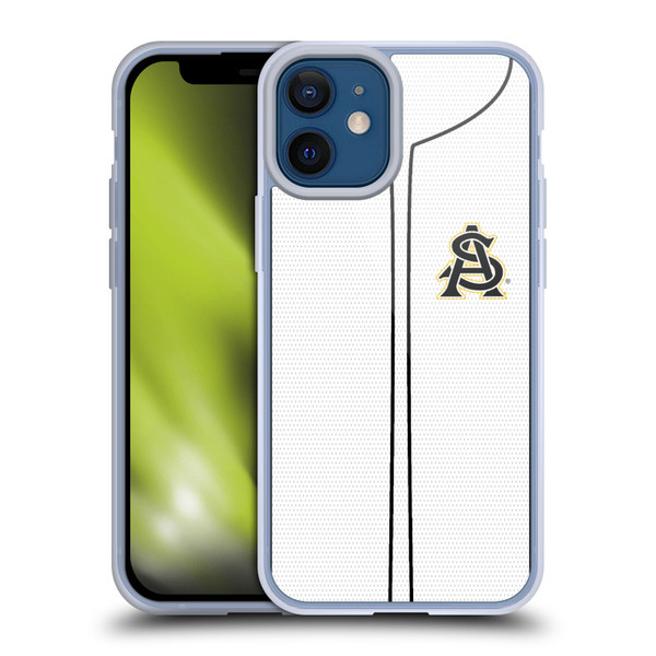 Arizona State University ASU Arizona State University Baseball Jersey Soft Gel Case for Apple iPhone 12 Mini