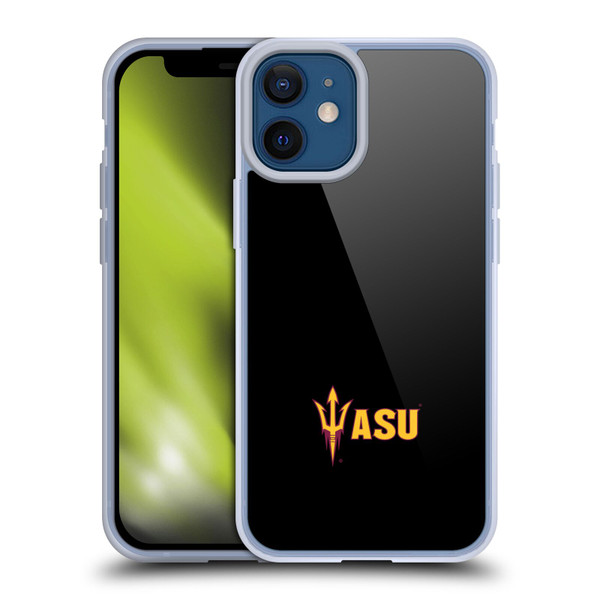 Arizona State University ASU Arizona State University Sun Devils Soft Gel Case for Apple iPhone 12 Mini