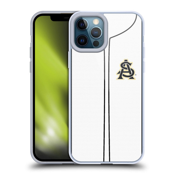 Arizona State University ASU Arizona State University Baseball Jersey Soft Gel Case for Apple iPhone 12 Pro Max