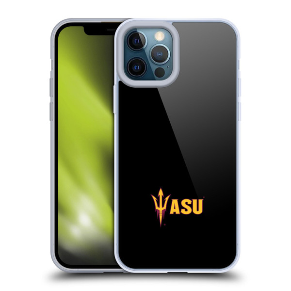 Arizona State University ASU Arizona State University Sun Devils Soft Gel Case for Apple iPhone 12 Pro Max